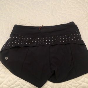 lululemon athletica Shorts - Black and white polka dot lululemon shorts lululemon athletica Shorts - Black and white polka dot lululemon shorts